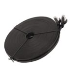 Gigabit Network Cable, CAT6 Network Cable 1000Mbps RJ45 Port for Routers (Black) - Image 2