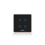 Goldmedal 2 Module I-Touch 1 Way Wi-Fi 4 Switch With Glass Plate - Titanium Grey | Pack Of 1 | Suitable For 2 Module Junction Box | No Additional Cover Plate Required, 240 Volts - Image 2