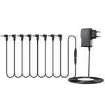 Guitar Effect Pedal Power Supply Adapter with 8 Ways Daisy Chain Cable Power Line Right Angle - Image 2