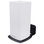 HOLACA Wall Mount Holder for Linksys Velop WiFi 6 Mesh Router MX5 MX5300 Velop Ax MX4200, Wall Mount Bracket Hanger Stand Compatible with WiFi 6 WiFi System for Whole Home WiFi Mesh Network (1 Pack) - Image 2
