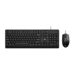 HP KM 180 Wired Mouse and Keyboard Combo, USB Plug-and-Play, 1200 dpi, Full-Size Layout with Numeric pad, Up to 10 Million keystrokes, Up to 1 Million clicks, 1-Year Warranty, 0.52 kg, Black, 7J4G3AA - Image 2