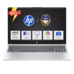 HP OmniBook 3 AMD Ryzen AI 5 340 Next Gen AI Laptop, (16GB DDR5, 512GB SSD), Anti-Glare,15.6''/39.6cm FHD, Win11,Office24, Silver,1.7kg, FHD Camera w/Privacy Shutter, fn0007AU - Image 2