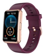 HUAKUA Fitness Tracker No Bluetooth No APP No Phone Needed, Fitness Watch for Men Women Parents IP68 Waterproof with Full Touch Screen Steps Calories Counter Sleep Tracker Alarm Clocks (Purple) - Image 2