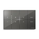 Havells Crabtree iSense Smart Monoblock Touch Panel with1 Fan regulator, 3 ON/OFF switch, 2 Scene (Grey) I Compatible with 4M Gang Box I Mesh connectivity I Compatible with Alexa, Google Home - Image 2
