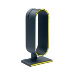 Headset Stand for Gaming and Office Headsets | Black | Universal Headphone Holder with Stable Base | Headphone Stand for Gaming | Office Headsets | (O-Shaped) - Image 2