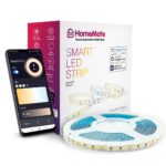 HomeMate Cct WiFi Led Smart Strip Lights Kit|5 Meter Length |180Leds/Mtr|Tuneable White,Shades of White from Warm to Cool White,Plastic,5 Meters - Image 2
