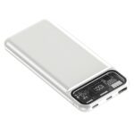 IKALL IKPB10 22.5W Fast Charging 10000 mAh Power Bank with Built-in 3-in-1 Cable, 4 Output Port, 3 Input Port and Digital Display (White) - Image 2