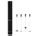 InstaCuppa Battery Operated Travel Milk Frother with 4 Stainless Steel Whisks (Classic Froth, Thick Foam, Egg Beater, Protein Mixer) Coffee Beater for Lattes - Image 2