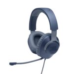 JBL Quantum 100 Wired Over Ear Gaming Headphones with Mic, 40mm Dynamic Drivers, Quantum Sound Signature, Detachable Mic, Memory Foam Cushioning, PC/Mobile/PS/Xbox/Nintendo/VR Compatible (Blue) - Image 2