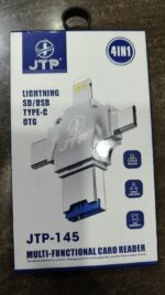 JTP Micro SD Card Reader 4 in 1 Memory Card Reader with Light-ning, Micro USB, USB A, Type-C Interface, Mini OTG Card Reader Compatible with iPhone, iPad, Android with, PC and More Devices - Image 2