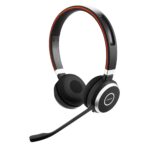 Jabra Evolve 65 SE Link380a MS Stereo- On Ear Bluetooth Headphones with Noise-Cancelling Microphone, Long-Lasting Battery and Dual Connectivity - Works with All Other Platforms - Black - Image 2