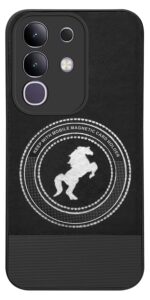 Jkobi PU Leather Finish Back Cover Case for Vivo T4x | Vivo Y31 Pro (Professional Minimalist Texture | MagSafe Compatile | Camera Protection | Sleek Sober Formal) - Image 2
