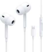 Jxrev Wired Earbuds with Microphone - Stereo in-Ear in Ear Headphones Compatible for iPhone 7/8/X/XS/XR/11/12/13/14 Pro, iPad - Noise-Isolating, Stereo Sound, White (B85) - Image 2