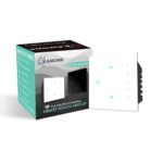 KAMONK Smart Touch Switch Fan Regulator, Wi-Fi Enabled, No Additional Hubs, No Automation Related Wiring, Compatible With Amazon Alexa And Google Assistant, Add Shortcuts To Siri & Kamonk App (White) - Image 2