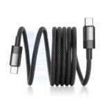 KARWAN 100W Magnetic USB Type-C to Type C Cable[2 Yrs Warranty] Fast Charging Nylon Braided Cable,Compatible with Laptop,iPad,iPhone,Samsung & Other Type C Phones & Devices,USB C 480 Mbps Data Cord 1M - Image 2