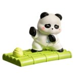 Kawaii Phone Stand – Cute Desk Ornament Universal Holder for All Smartphones & Tablets – Adorable Desktop Cat, Dog, Bear, Panda Figurine for Office, Home, Gift (Kung Fu Fighter Panda) - Image 2