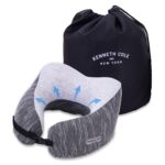 Kenneth Cole Unisex U-Shaped Neck Pillow – Adjustable & Ergonomic Design Travel Pillow|Ultimate Comfort Neck Pillow Ideal for Cars, Trains, Home, Office, Long Flight|Full Surrounding & Soft Pillow - Image 2