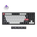 Keychron Q3 HE Wireless Custom Mechanical Keyboard, 2.4 GHz/Bluetooth/Wired QMK Rapid Trigger 80% TKL Hot-Swappable Programmable RGB Gateron Double-Rail Magnetic Switches for Mac Windows, Carbon Black - Image 2