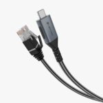 Lapcare Type-C to RJ45 Gigabit Ethernet Adapter Cable | USB-C to LAN 1000 Mbps High-Speed | 3M Braided Nylon | USB 3.1 SuperSpeed | Compatible with Laptop, MacBook, Router - Image 2