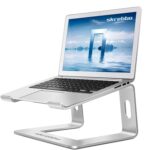 Laptop Stand, Upgraded Detachable Aluminum Computer Tablet Notebook Holder Stand for Desk, Ergonomic Laptop Riser Stand Mount Portable Laptop Elevator Compatible with All Laptops 10"-15.6" (Silver) - Image 2