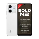 Lava Bold N2 (Siachen White, 4 GB RAM, 64 GB Storage) | 13MP AI Dual Rear Camera | Largest 6.75" HD+ Display | 5000 mAh Battery & 10W Charging | IP64 Water & Dust Proof | Charger & Phone-Case in Box - Image 2