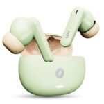 Leaf Buds X334 True Wireless in Ear Earbuds Ai Sound App, 40H Playtime, Quad Mic with Enc, 50Ms Low Latency, Fast Charging(10Min=300Min), 10Mm Driver, Ipx5, Bluetooth V5.4 TWS (Matcha) - Image 2