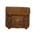 Leather Bag/Bag/Office Bag/Laptop Bag for Girls/Boys/Men/Women/Portable Bag Brown - Image 2