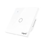 Ledgebit Smart Home Touch Wi-Fi Light Switch – 1 Gang, Smart Wi-Fi Wall Switch, Voice Control with Alexa & Google Assistant, White - Image 2
