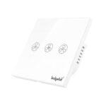 Ledgebit Wi-Fi Fan Dimmer Switch – Smart Touch Panel & Voice Control, Smart Life App, Alexa & Google Home Compatible - Image 2