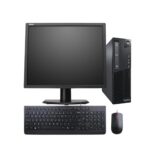 Len Thinkcentre M72e 19inch AIO Desktop Set (Core i3 3rd gen | 8 GB RAM | 500 GB HDD | 19inch Monitor | KB & Mouse | Win10 Pro | MSO | HD Graphics | USB | Ethernet | VGA | Black) 6 Month Warranty - Image 2