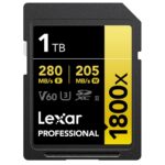 Lexar Gold Series Professional 1800x 1TB UHS-II SDXC Memory Card - Image 2