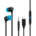 Logitech G333 Gaming Earphones with Gaming-Grade Dual Drivers with USB-C Adapter & in-line Mic and Volume Control with 3.5mm aux - Black - Image 2