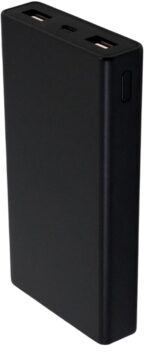 M6 15000mAh Power Bank with Dual USB Fast Charging Portable Charger for Mobile, Tablet, Smartwatch & Trimmer – Black - Image 2