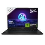 MSI Stealth 18 AI Studio,Intel 1st. Gen Ultra 9 185H,Built-in AI,46CM 16:10 UHD+ MiniLED120Hz Gaming Laptop(32GB/2TB NVMe SSD/Windows 11 Home/NVIDIA GeForce RTX 4090/Midnight Black/2.89Kg),A1VIG-022IN - Image 2