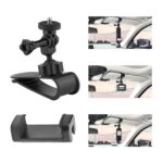 MTRoyaldia Car Sun Visor Mount for In-sta360 X5 X4 X3, Car Mount Inside Holder with Phone Clip for DJI Osmo Pocket 3/360 Action 5 Pro 4 3/Xtra Muse, Go-Pro POV Mount Vlog/Video Smartphone Accessories - Image 2
