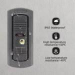 MX Analog Video Door Phone with 7 Inch TFT LCD Monitor – Wired Doorbell System with Waterproof Camera, Two-Way Audio Intercom & One-Touch Call Button for Home, Apartment & Office - Image 2