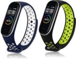 MYVN Adjustable Pack of 2 Fitness/Sports Xiaomi Mi Band 3/ Mi Band 4 Watch Silicone Strap Belt Band Bracelet (Not for Mi Band 1/2) - Image 2