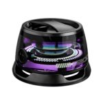 Magnetic Bluetooth Speaker Multifunctional G200 Speaker with Multi RGB Color Light Show-3D Surround Sound Effect for Smartphones (Black) - Image 2