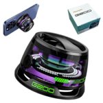 Magnetic Bluetooth Speaker,Multifunctional Portable G200 Speaker with Multi RGB Color Light Show-3D Surround Sound Effect,Phone Stand for iPhone, Android, TWS Pairing (Black) - Image 2