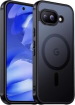Magnetic Case Cover Compatible with Google Pixel 10A (Translucent Black with MagSafe, Google Pixel 10a) - Image 2