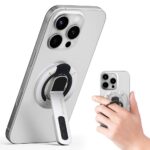 Magnetic Phone Hand Holder with Double-Sided Magnet & Removable Design, Adjustable Kickstand and 360° Rotation, Compatible for All Phones and Universal Smartphone Desk Stand - Image 2