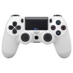 Maizic Smarthome Funnetic P4 Wireless Gaming Controller – Dual Vibration Gamepad with Touchpad, 800mAh Battery, 3.5mm Headset Jack, Plug & Play – Compatible with P3, P4, Windows PC & Android – White - Image 2