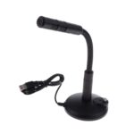 Mak World® USB Computer Microphone On/Off Button PC Microphone Plug & Play Home Studio Microphone for Meeting, Conference, Recording, Podcast, Gaming, YouTube Chatting Zoom Calling- Black - Image 2