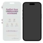 Matte Front Unbreakable Screen Protector Hydrogel Membrane Compatible with iPhone 15 Pro Max with Edge to Edge Coverage and Easy Installation Kit (Matte, Front) Transparent - Image 2