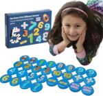 Memory Game for Kids,28Pcs Find Number Wooden Flash Cards for Toddlers Memory Matching,Educational Number Math Toys Preschooler Early Practice,Travel Learning Toys Gifts - Image 2