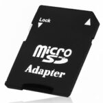 Micro SD to SD Card Adapter for Camera & Laptop | High-Speed Memory Card Converter | Supports SDHC/SDXC | Compatible with DSLR | Black | Pack of 1 - Image 2