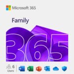 Microsoft 365 Family – 6 Devices- up to 6 TB of cloud storage (1 TB per person)- Advanced security - Innovative apps with AI - 12-Month Subscription - Windows/Mac (Email delivery in 2 hours-No CD) - Image 2