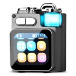 Mini Bluetooth Speaker, Smart Wireless Portable Speaker with Touchscreen, Loud HD Sound, LED Lights, BT5.4, All In One Small Audio for Home/Outdoor/Travel/Shower/Party/Beach/Camping/Hiking/Cycling - Image 2