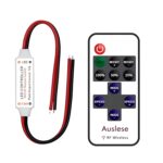Mini RF LED Dimmer Wireless Remote Controller with Wire for Single Color Strip Light 5v 12v 24v DC 12A Brightness Control for 2835 3528 5050 LED Lights - Image 2