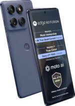 Motorola Edge 60 Fusion 5G (Pantone Slipstream, 8GB RAM, 128GB Storage) | 6.67" Curved 1.5K pOLED Display | 50MP+13MP Rear | 32MP Front | Dimensity MediaTek 7400 | 5500mAh Battery + 68W Turbo Charger - Image 2
